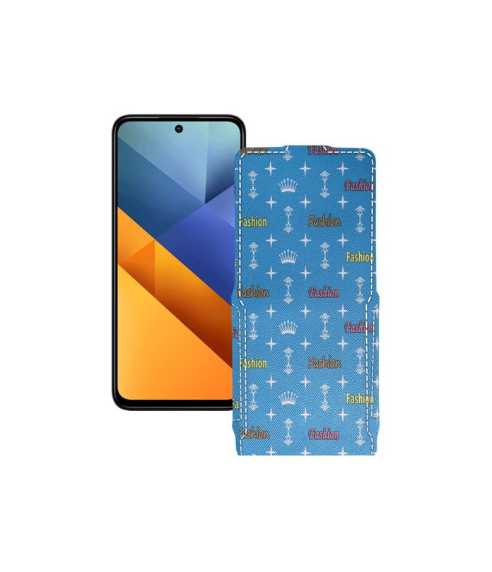 Чохол-флип з екошкіри для телефону Xiaomi Poco M6 Plus