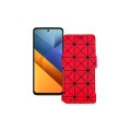 Чохол-книжка з екошкіри для телефону Xiaomi Poco M6 Plus