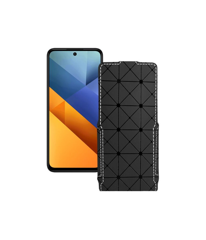 Чохол-флип з екошкіри для телефону Xiaomi Poco M6 Plus