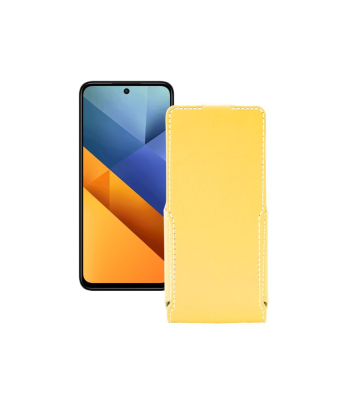 Чохол-флип з екошкіри для телефону Xiaomi Poco M6 Plus