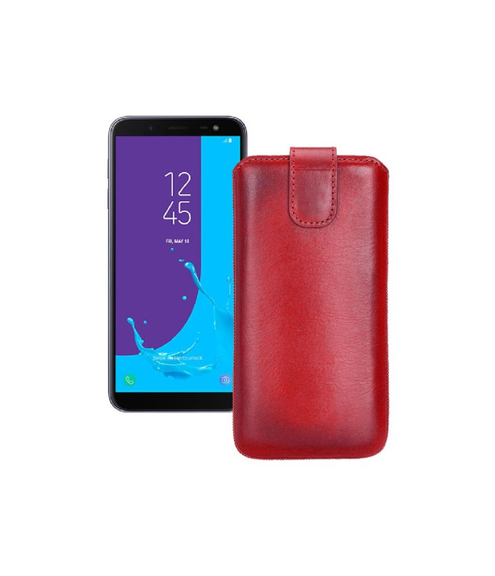 Витяжка з екошкіри для телефону Samsung Galaxy On6 (J600)