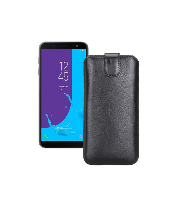 Витяжка з екошкіри для телефону Samsung Galaxy On6 (J600)