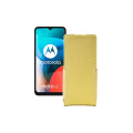 Чохол-флип з екошкіри для телефону Motorola Moto E7