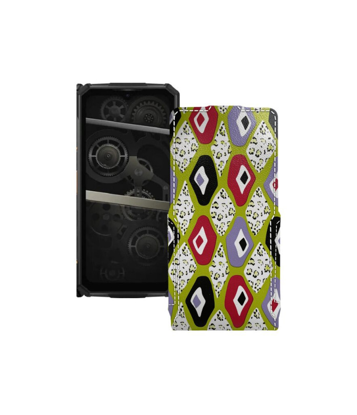 Чохол-флип з екошкіри для телефону Doogee Fire 5 Ultra