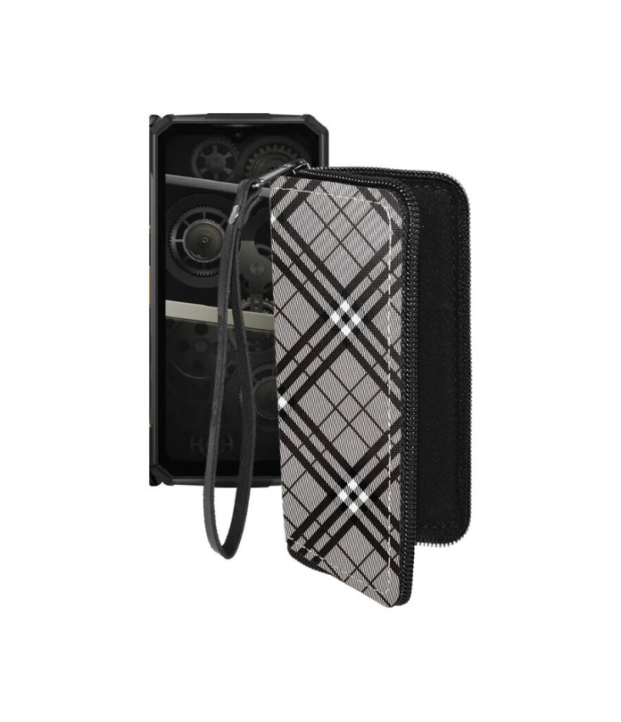 Чохол-гаманець з екошкіри для телефону Doogee Fire 5 Ultra