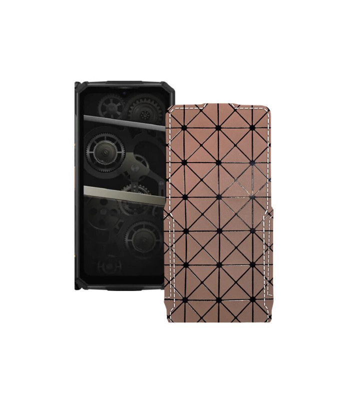 Чохол-флип з екошкіри для телефону Doogee Fire 5 Ultra