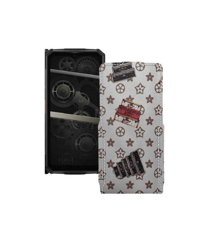 Чохол-флип з екошкіри для телефону Doogee Fire 5 Ultra