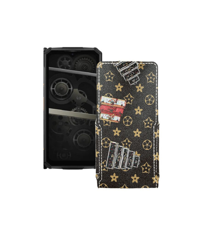 Чохол-флип з екошкіри для телефону Doogee Fire 5 Ultra
