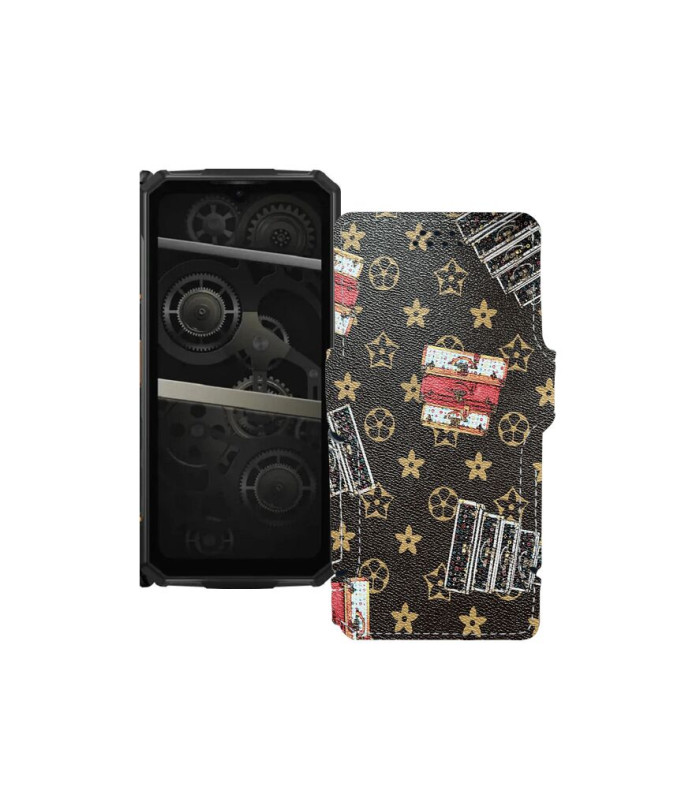 Чохол-книжка з екошкіри для телефону Doogee Fire 5 Ultra