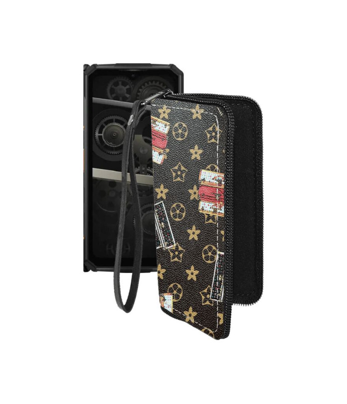 Чохол-гаманець з екошкіри для телефону Doogee Fire 5 Ultra