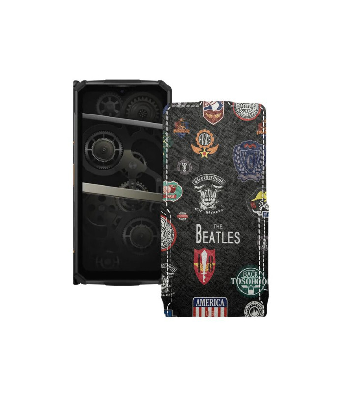 Чохол-флип з екошкіри для телефону Doogee Fire 5 Ultra