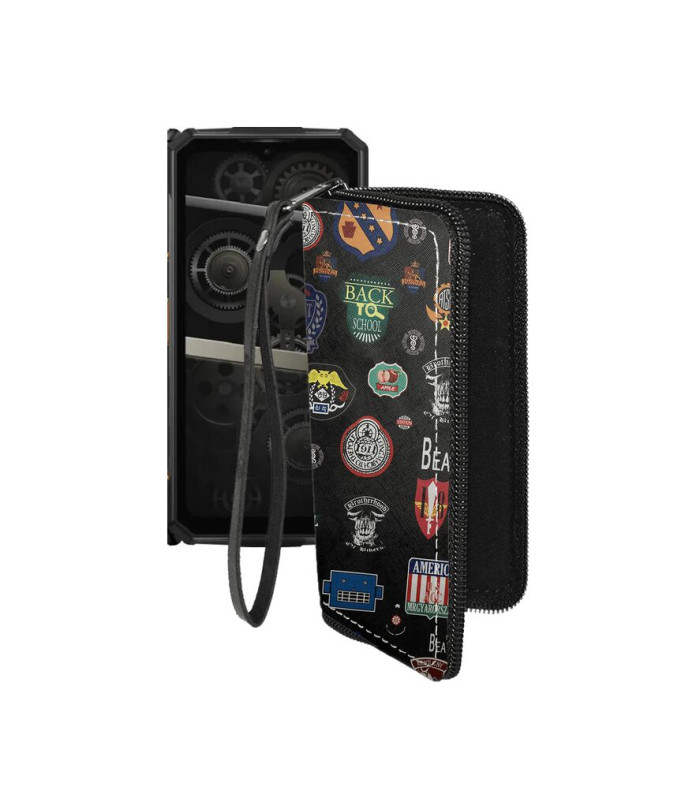 Чохол-гаманець з екошкіри для телефону Doogee Fire 5 Ultra