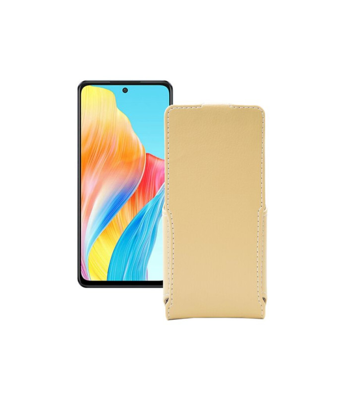 Чохол-флип з екошкіри для телефону OPPO A1