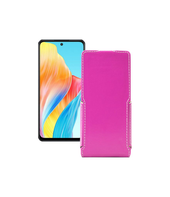 Чохол-флип з екошкіри для телефону OPPO A1