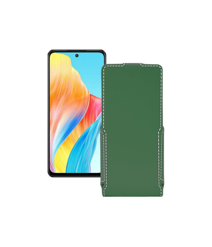 Чохол-флип з екошкіри для телефону OPPO A1