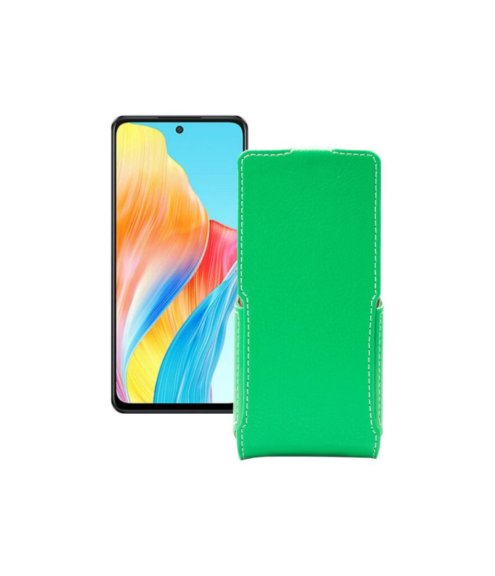 Чохол-флип з екошкіри для телефону OPPO A1