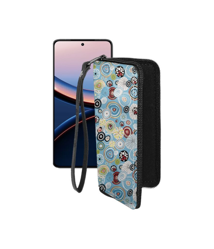 Чохол-гаманець з екошкіри для телефону Xiaomi Poco F7 Ultra