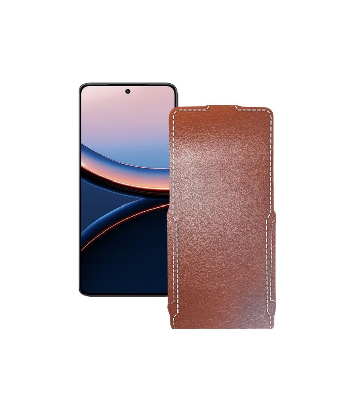 Чохол-флип з екошкіри для телефону Xiaomi Poco F7 Ultra