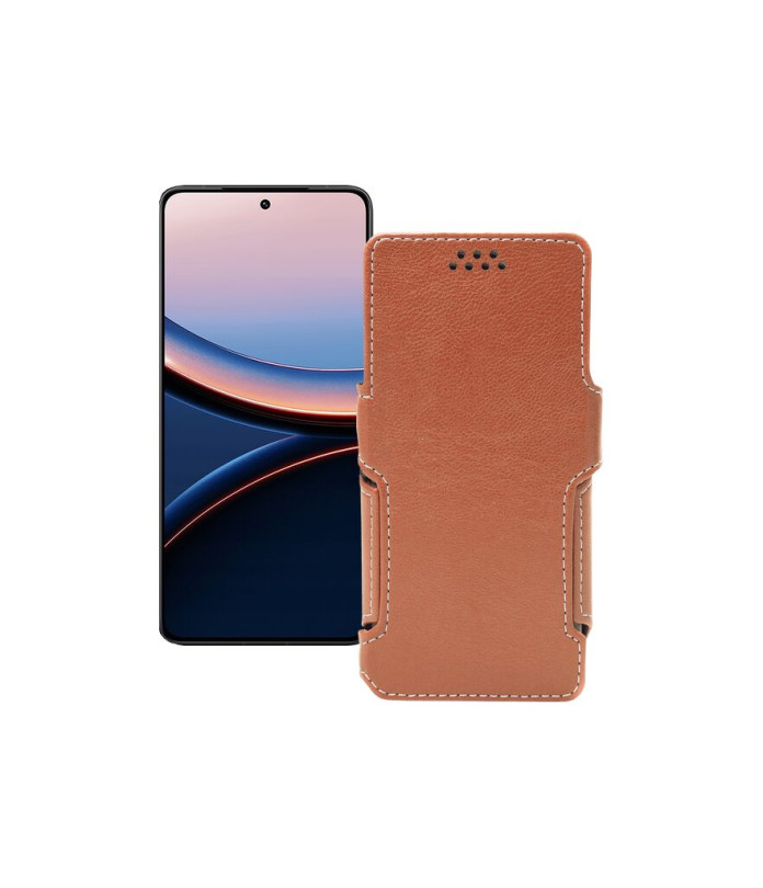 Чохол-книжка з екошкіри для телефону Xiaomi Poco F7 Ultra