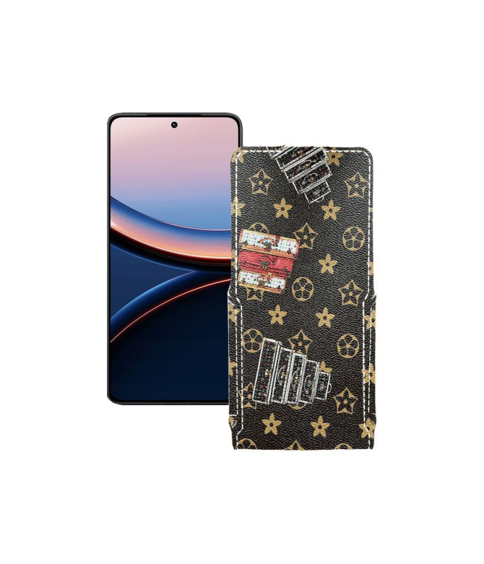 Чохол-флип з екошкіри для телефону Xiaomi Poco F7 Ultra