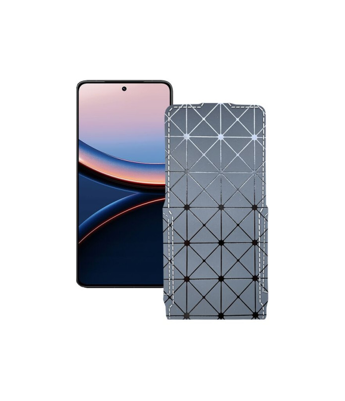 Чохол-флип з екошкіри для телефону Xiaomi Poco F7 Ultra