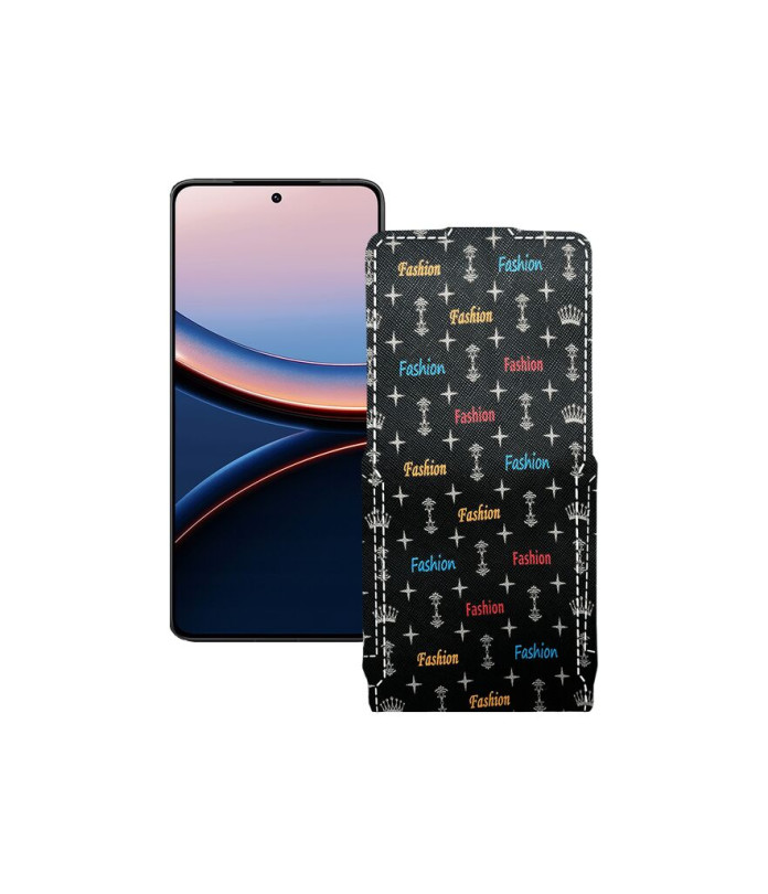 Чохол-флип з екошкіри для телефону Xiaomi Poco F7 Ultra