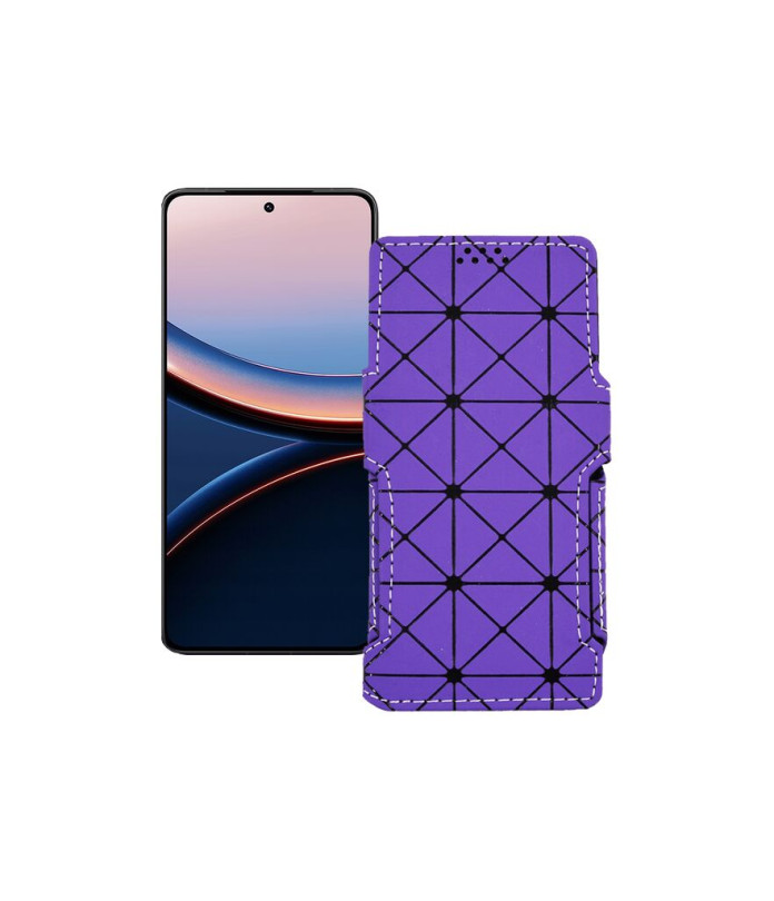 Чохол-книжка з екошкіри для телефону Xiaomi Poco F7 Ultra