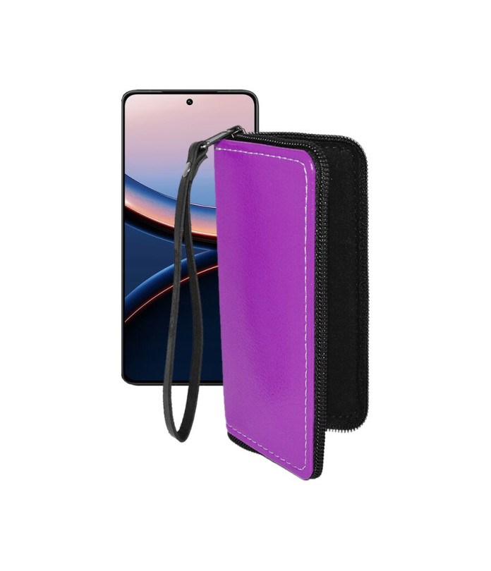 Чохол-гаманець з екошкіри для телефону Xiaomi Poco F7 Ultra