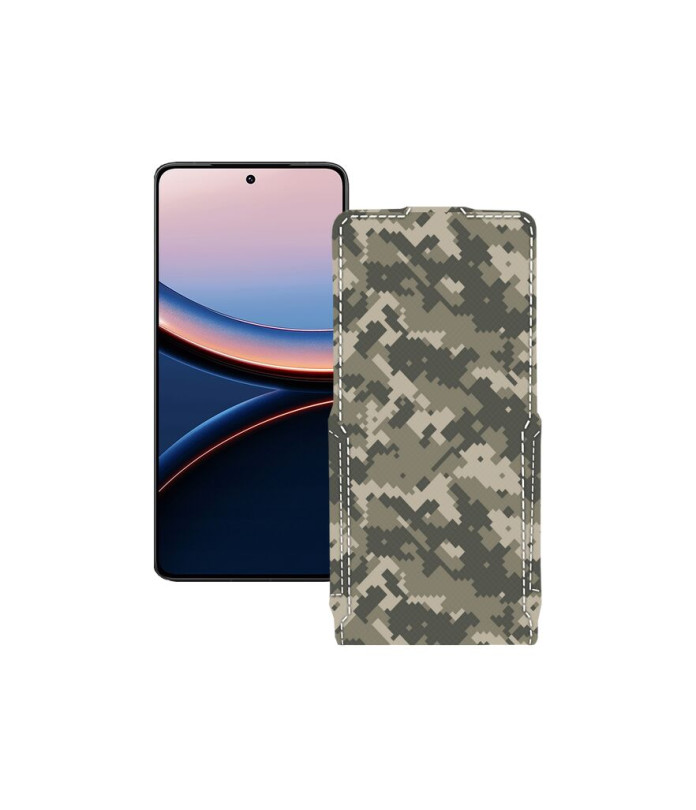 Чохол-флип з екошкіри для телефону Xiaomi Poco F7 Ultra