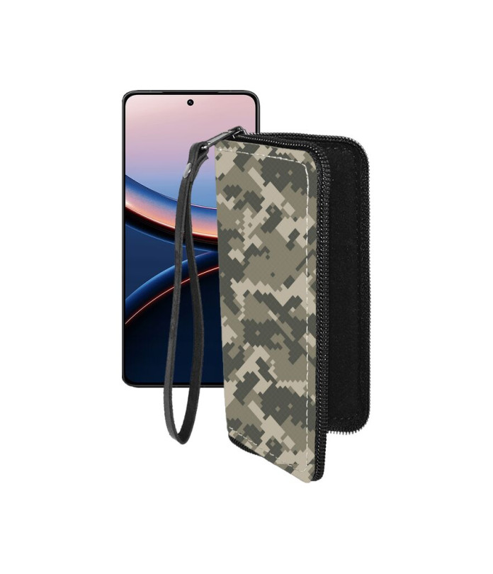 Чохол-гаманець з екошкіри для телефону Xiaomi Poco F7 Ultra