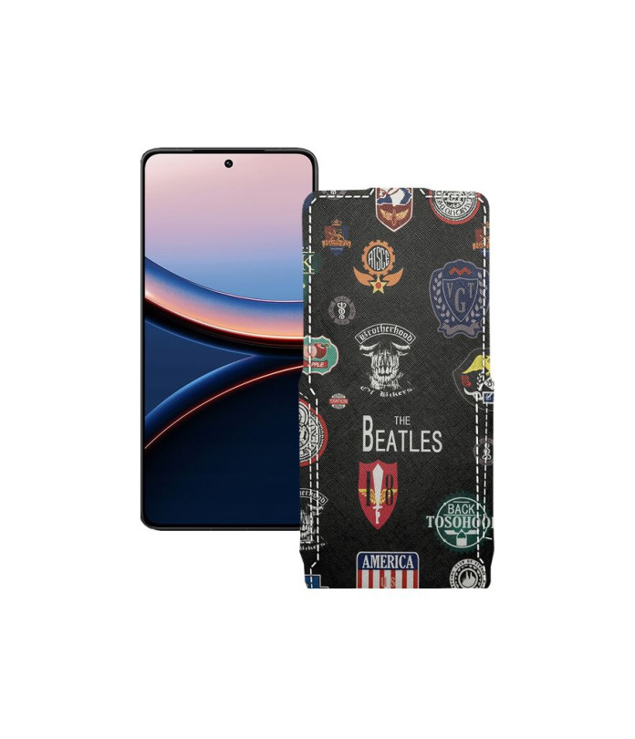 Чохол-флип з екошкіри для телефону Xiaomi Poco F7 Ultra