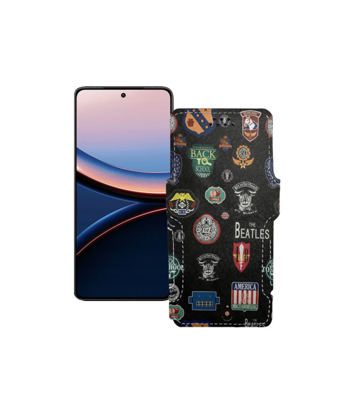 Чохол-книжка з екошкіри для телефону Xiaomi Poco F7 Ultra