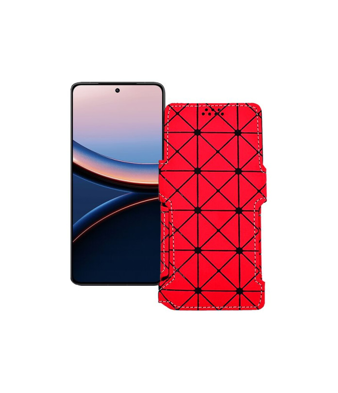 Чохол-книжка з екошкіри для телефону Xiaomi Poco F7 Ultra