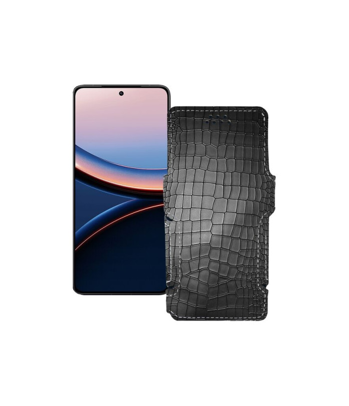 Чохол-книжка з екошкіри для телефону Xiaomi Poco F7 Ultra