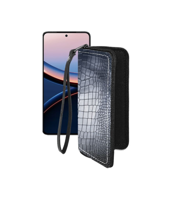 Чохол-гаманець з екошкіри для телефону Xiaomi Poco F7 Ultra