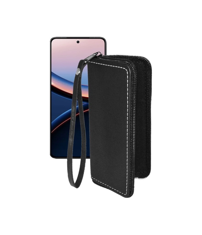 Чохол-гаманець з екошкіри для телефону Xiaomi Poco F7 Ultra