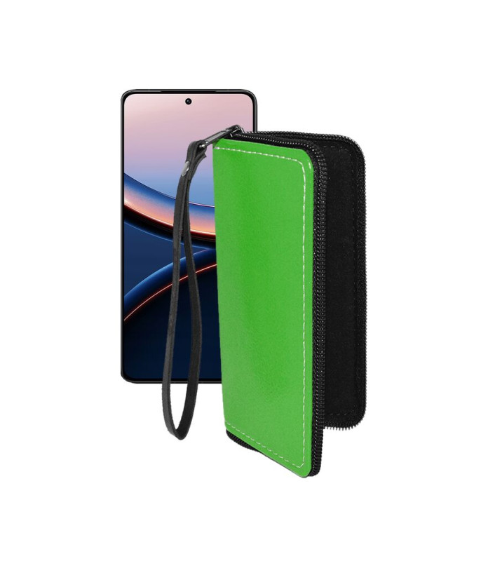 Чохол-гаманець з екошкіри для телефону Xiaomi Poco F7 Ultra