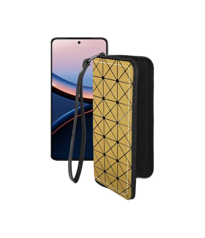 Чохол-гаманець з екошкіри для телефону Xiaomi Poco F7 Ultra