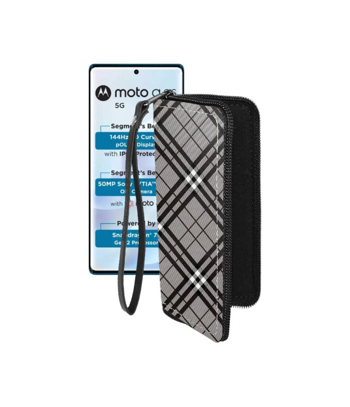 Чохол-гаманець з екошкіри для телефону Motorola Moto G96 5G