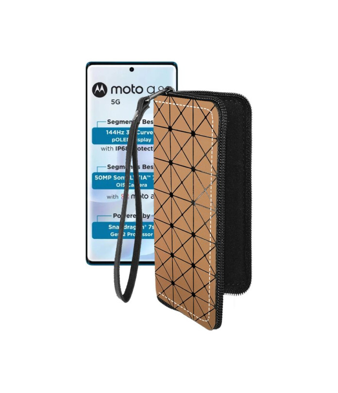 Чохол-гаманець з екошкіри для телефону Motorola Moto G96 5G