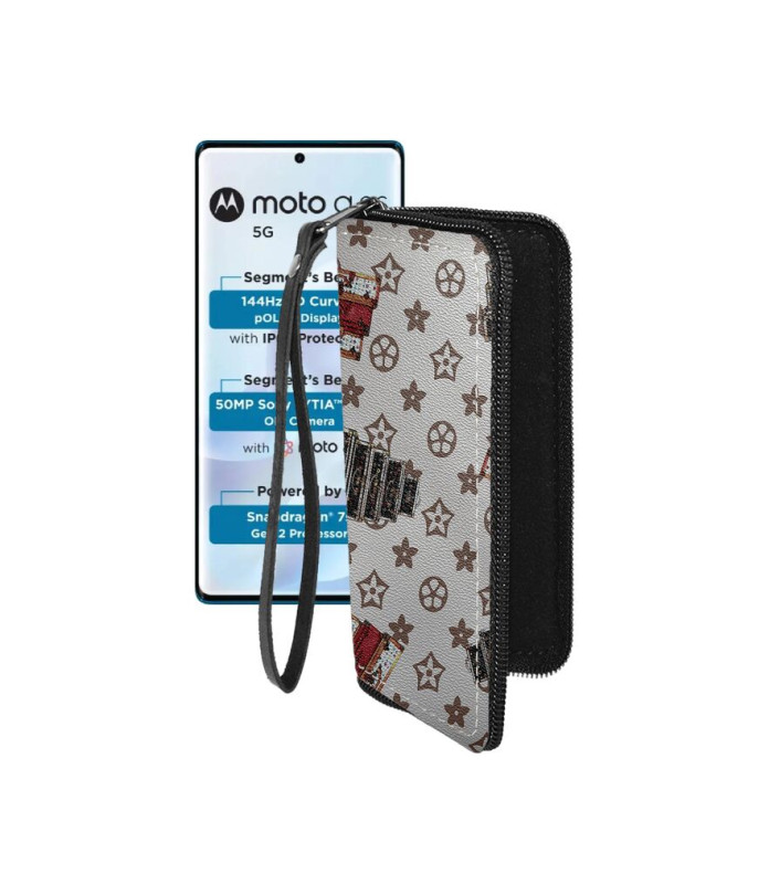 Чохол-гаманець з екошкіри для телефону Motorola Moto G96 5G