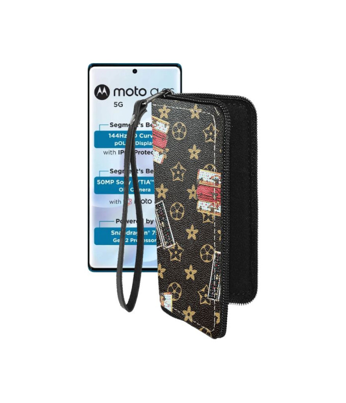 Чохол-гаманець з екошкіри для телефону Motorola Moto G96 5G