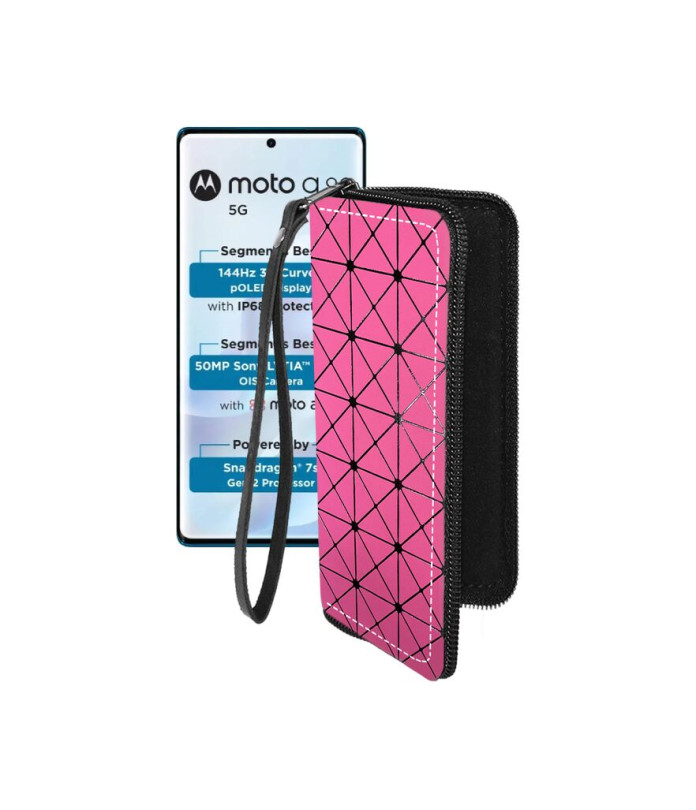 Чохол-гаманець з екошкіри для телефону Motorola Moto G96 5G