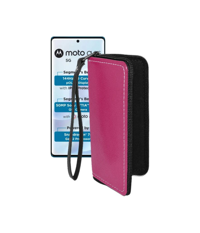 Чохол-гаманець з екошкіри для телефону Motorola Moto G96 5G