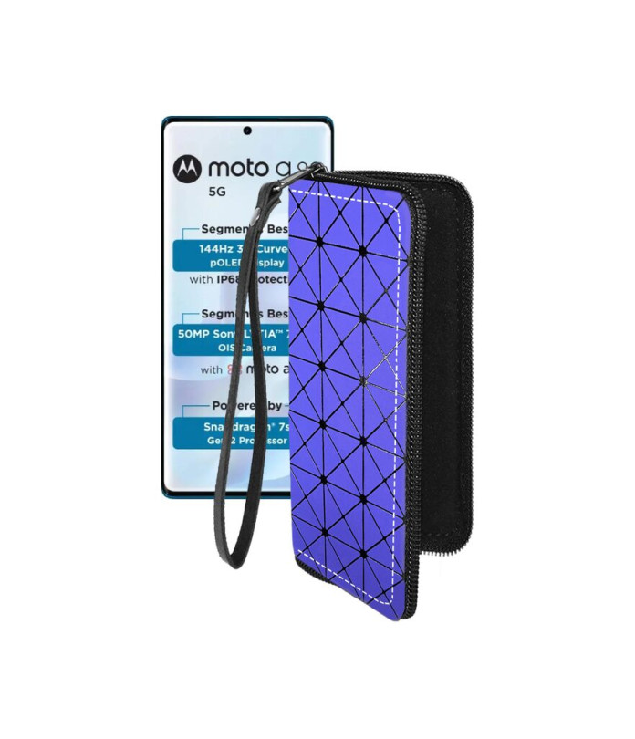 Чохол-гаманець з екошкіри для телефону Motorola Moto G96 5G