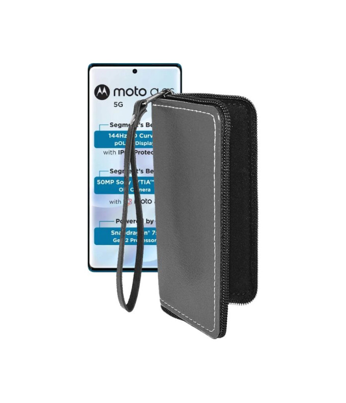Чохол-гаманець з екошкіри для телефону Motorola Moto G96 5G