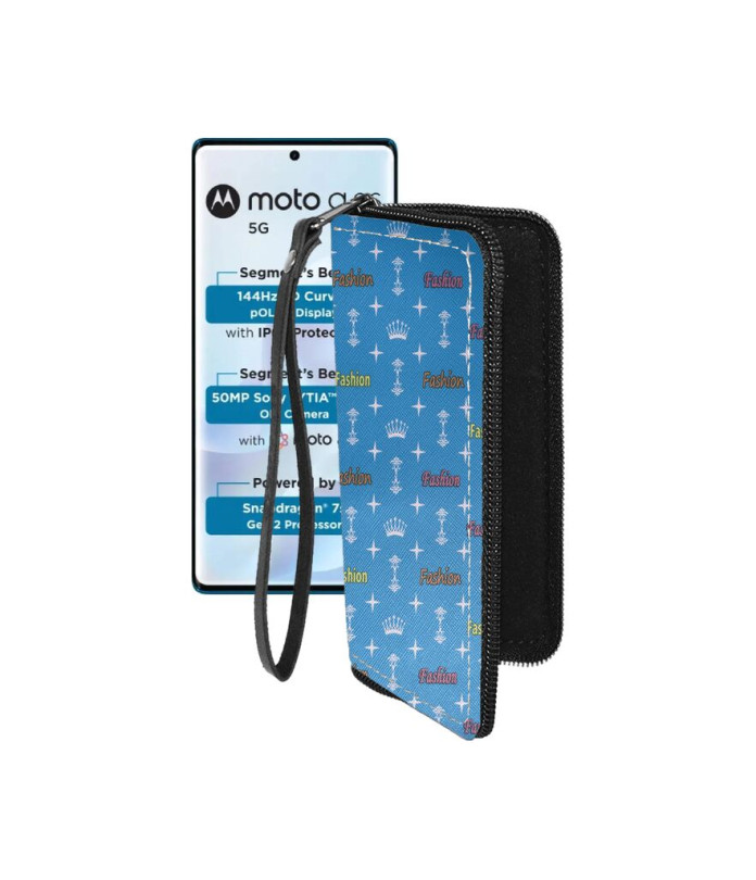 Чохол-гаманець з екошкіри для телефону Motorola Moto G96 5G