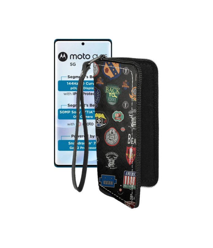 Чохол-гаманець з екошкіри для телефону Motorola Moto G96 5G