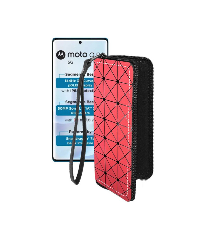 Чохол-гаманець з екошкіри для телефону Motorola Moto G96 5G