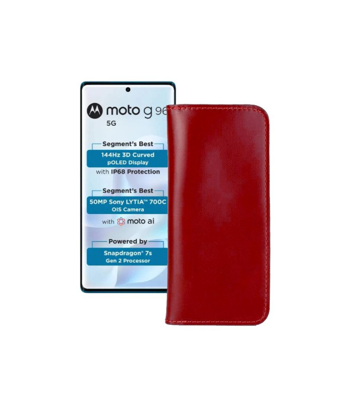 Портмоне з екошкіри для телефону Motorola Moto G96 5G